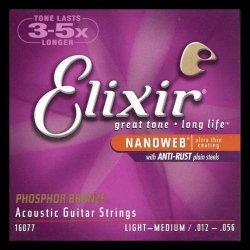 Elixír Nanoweb Acoustic Phosphor Bronze 12BG