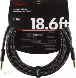 FENDER Professional Series 18.6' Instrument Cable Black Tweed