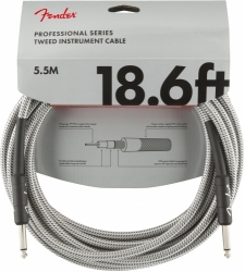 FENDER Professional Series 18,6' Instrument Cable White Tweed