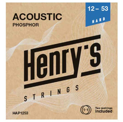 HENRY'S STRINGS HAP1253 ACOUSTIC PHOSPHOR - 012“ - 053“