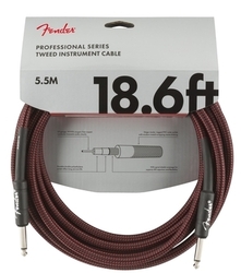 FENDER Professional Series 18,6' Instrument Cable Red Tweed 