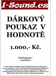 Dárkový poukaz v hodnotě 1.000,- Kč.