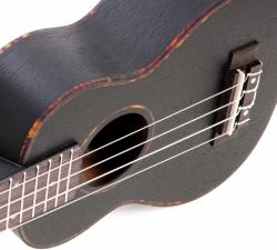 CASCHA HH 2300 Premium Mahogany Ukulele Set Black
