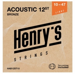 HENRY’S HAB12ST10 Acoustic Bronze - 010“ - 047“
