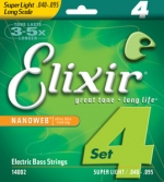Elixir Bass 4 string Nanoweb  0.45-105
